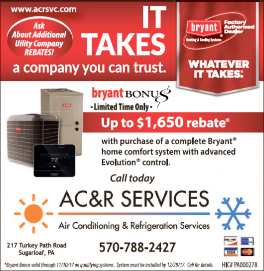 HVAC Sale ad 2 AC&R Services